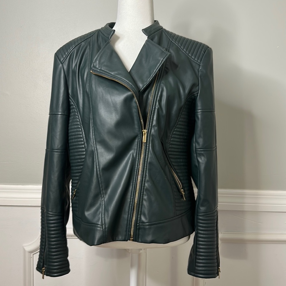 Green Philosophy Faux leather jacket